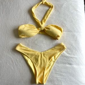 Yellow bikini